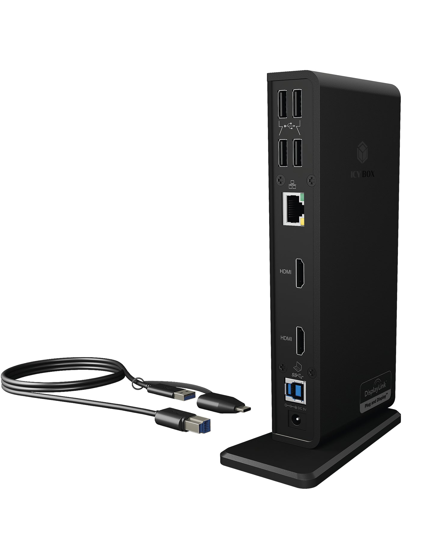ICY BOX IB-DK2251AC USB-C/USB 3,0 11-in-1 DockingStation
