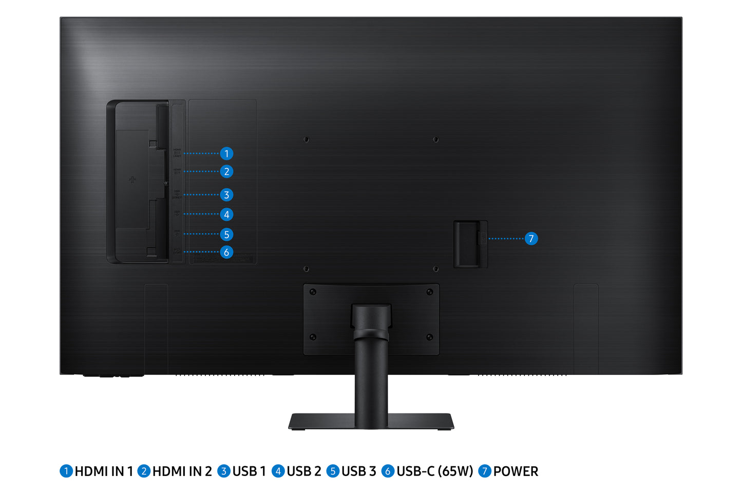 109,2cm/43'' (3840x2160) Samsung S43BM700UP 16:9 4ms 2xHDMI USB-C VESA Speaker 4K Black