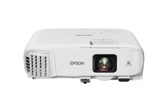 (1920x1080) Epson EB-992F 4000-Lumen 3-LCD 16:9 2xHDMI USB-A USB-B VGA Speaker Full HD White