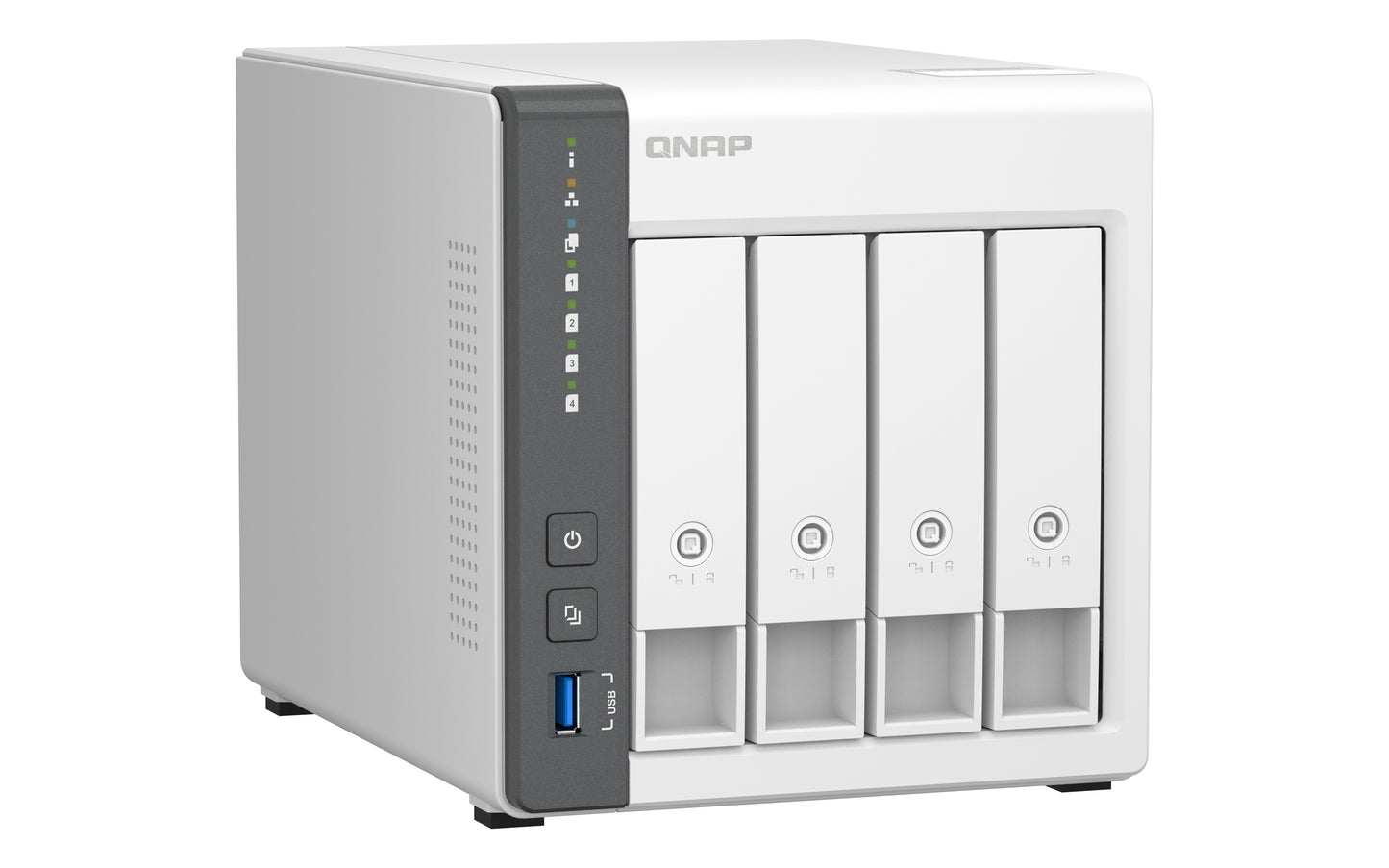 QNAP TS-433 NAS-Server 4SchÃ¤chte ARM A55 2GHz SATA 6Gb/s