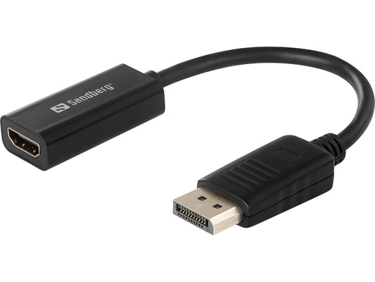 Sandberg DisplayPort 1,1 > HDMI (ST-BU) Adapter Schwarz